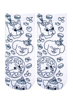 Sweet Dog Coloring Sock