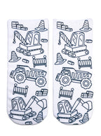 Tractor Zone Coloring Sock