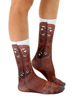 Cowboy Boot Crew Socks