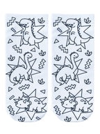 Dino Daze Coloring Sock