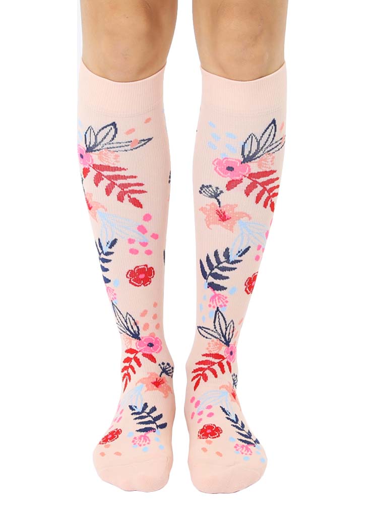 Floral Compression Socks