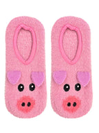 Fuzzy Pig Slipper Socks