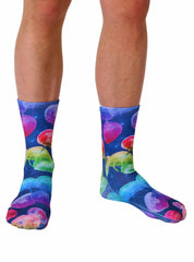 Jellyfish Crew Socks
