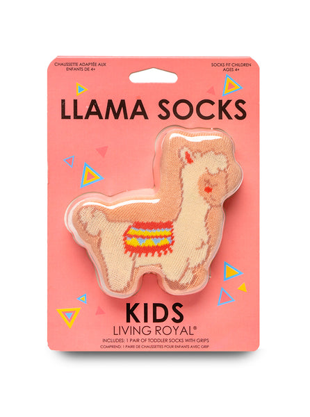 Llama 3D Kids Crew Sock