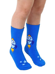 Rocket 3D Kids Crew Sock