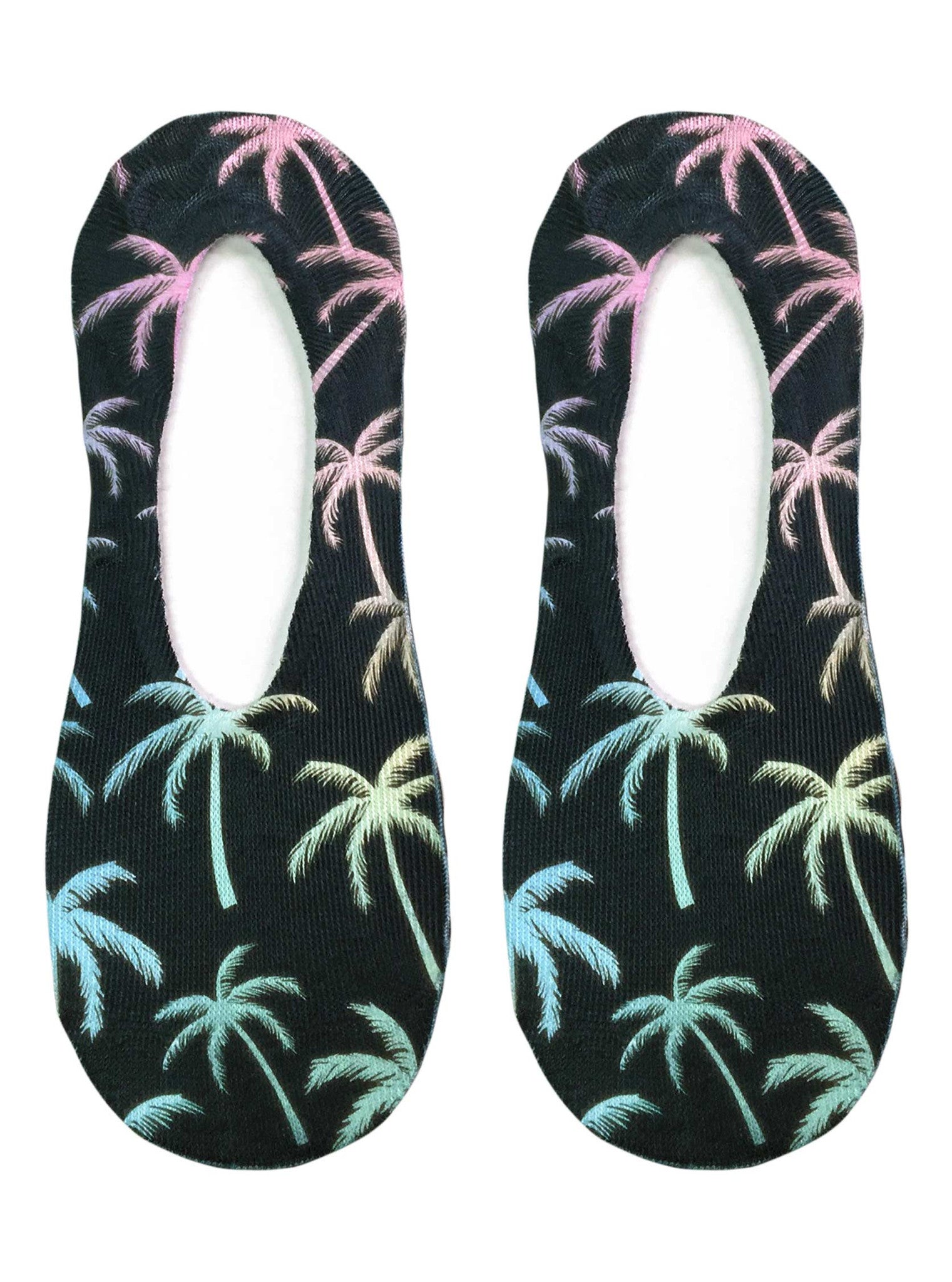 Palm Trees Liner Socks