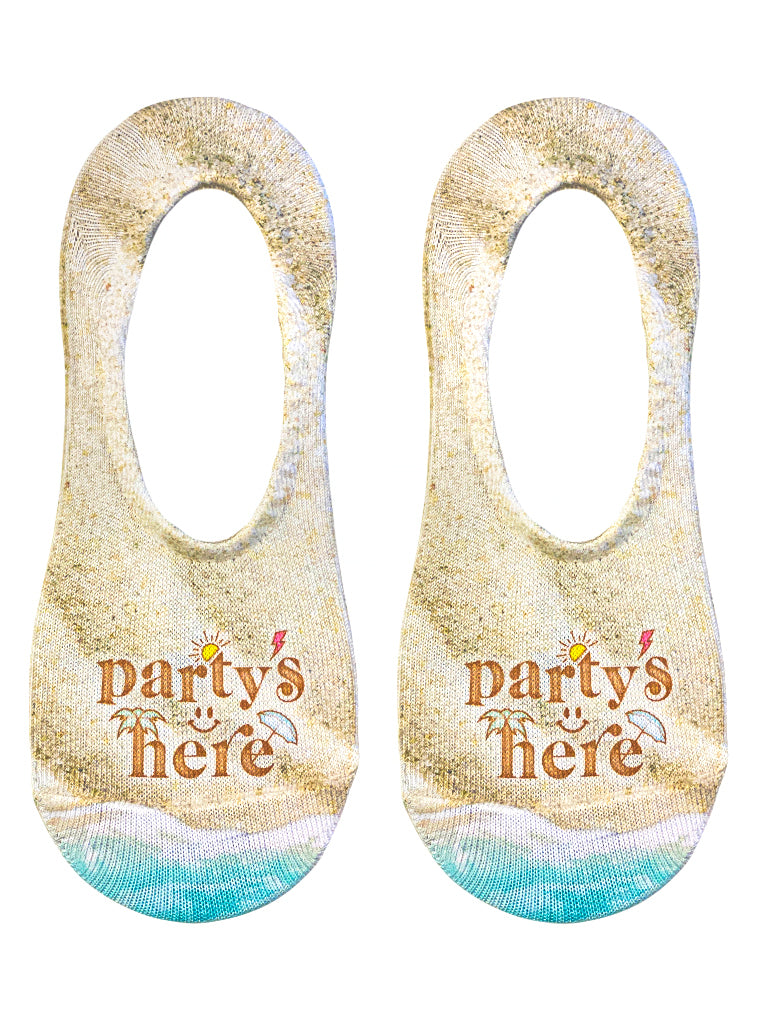 Party's Here Liner Socks