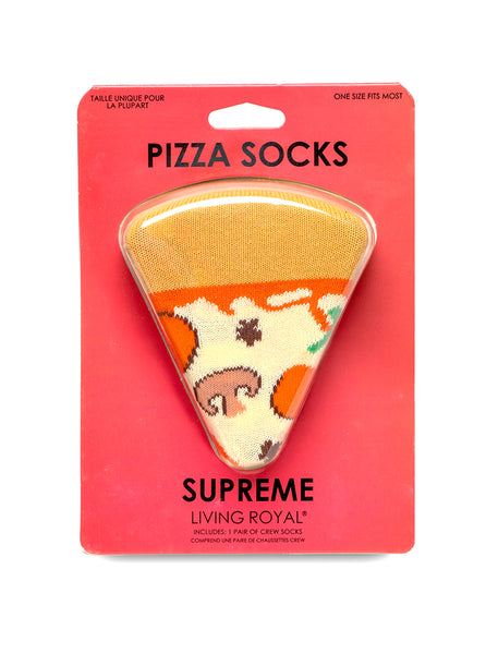 Pizza 3D Crew Sock