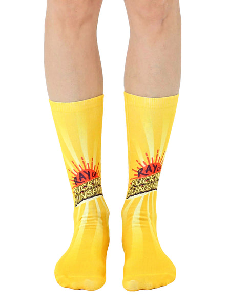 Ray Of Sunshine Crew Socks