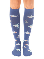 Sharks Compression Socks