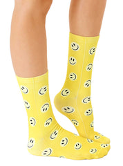 Smiley Crew Socks